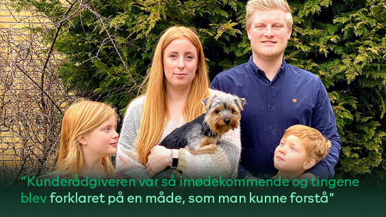 Mor Far To Børn Hund